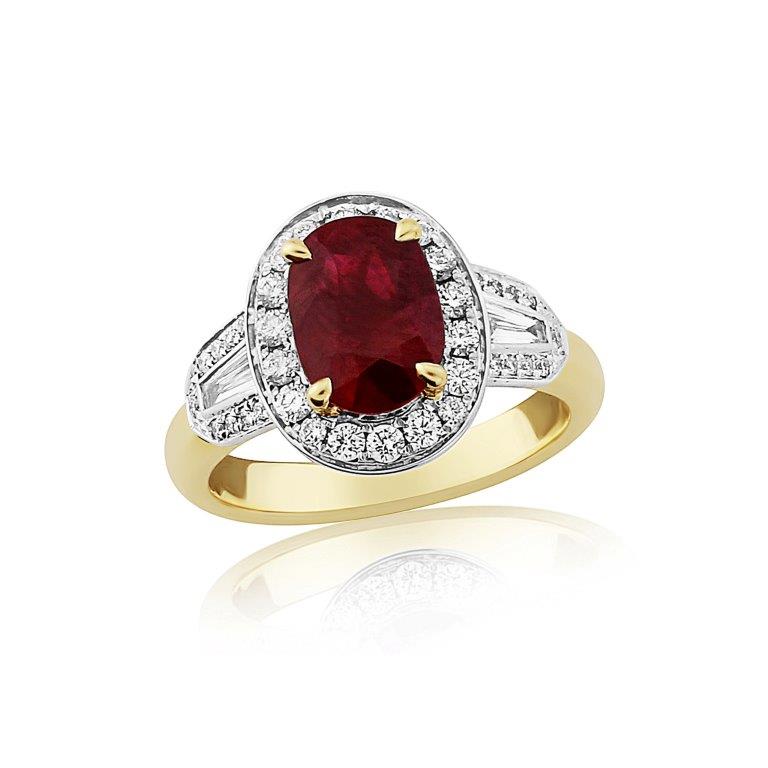 ruby and diamond cluster diamond ring 25 (2)